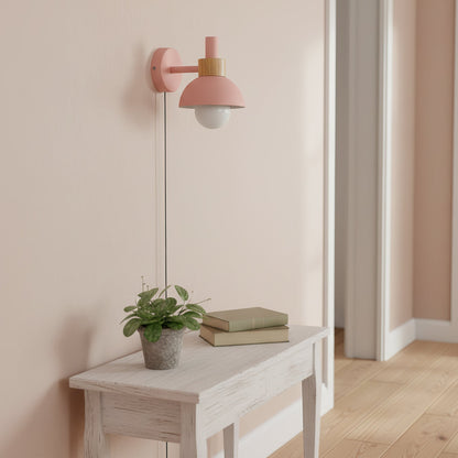 Contemporary Plug In Wall Light