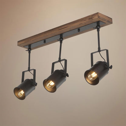 Harrison 3-Light Black Track Ceiling Light