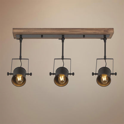 Harrison 3-Light Black Track Ceiling Light