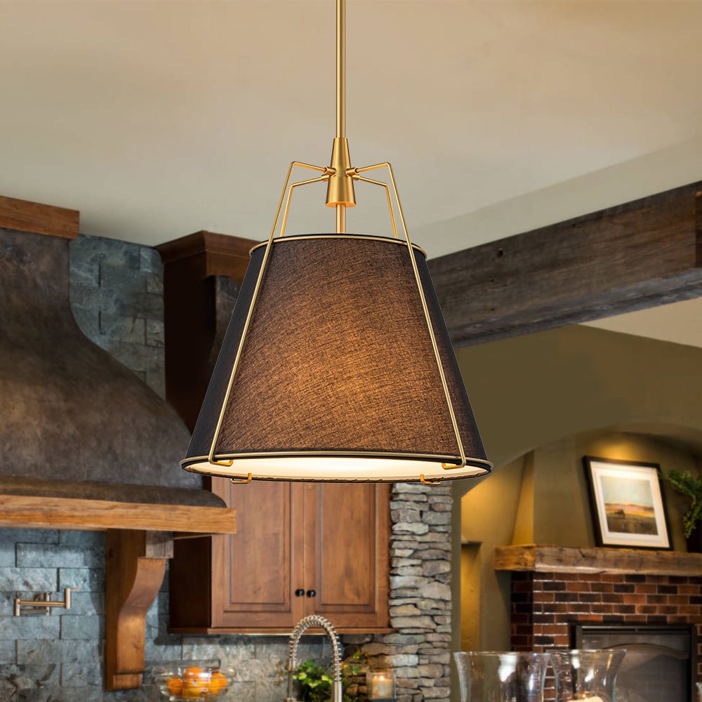 Lumière Tapered Drum Pendant Light