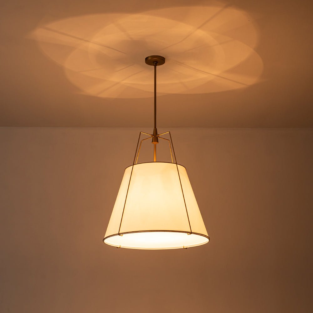 Lumière Tapered Drum Pendant Light