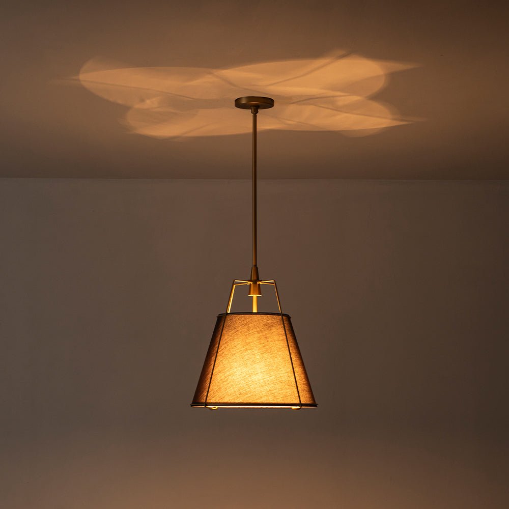Lumière Tapered Drum Pendant Light