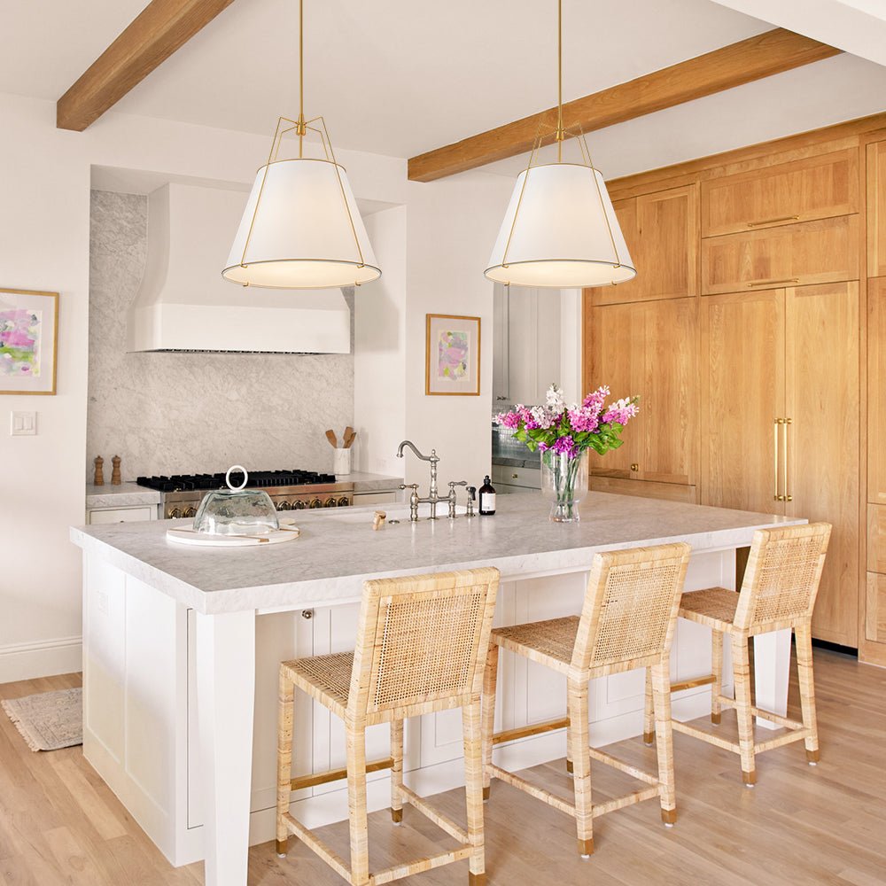 Lumière Tapered Drum Pendant Light
