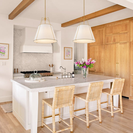 Lumière Tapered Drum Pendant Light