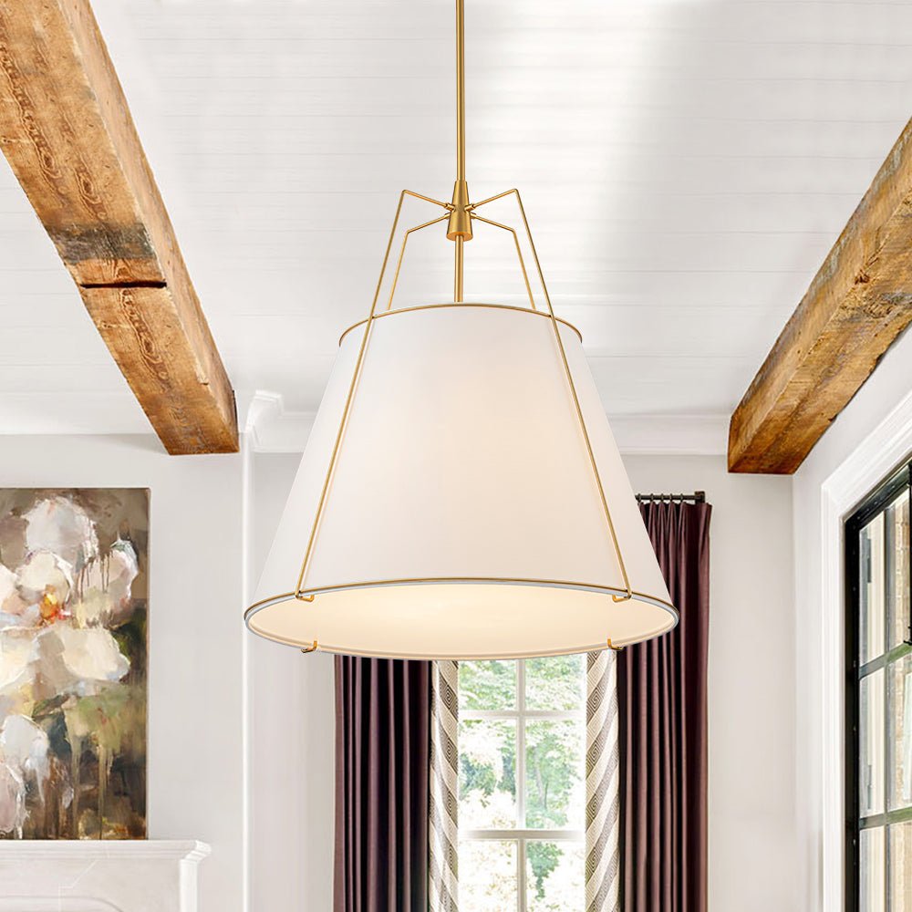 Lumière Tapered Drum Pendant Light