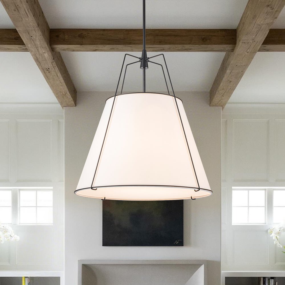 Lumière Tapered Drum Pendant Light