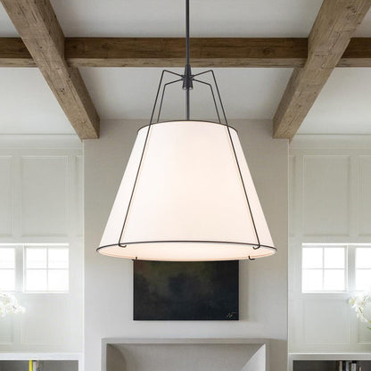 Lumière Tapered Drum Pendant Light