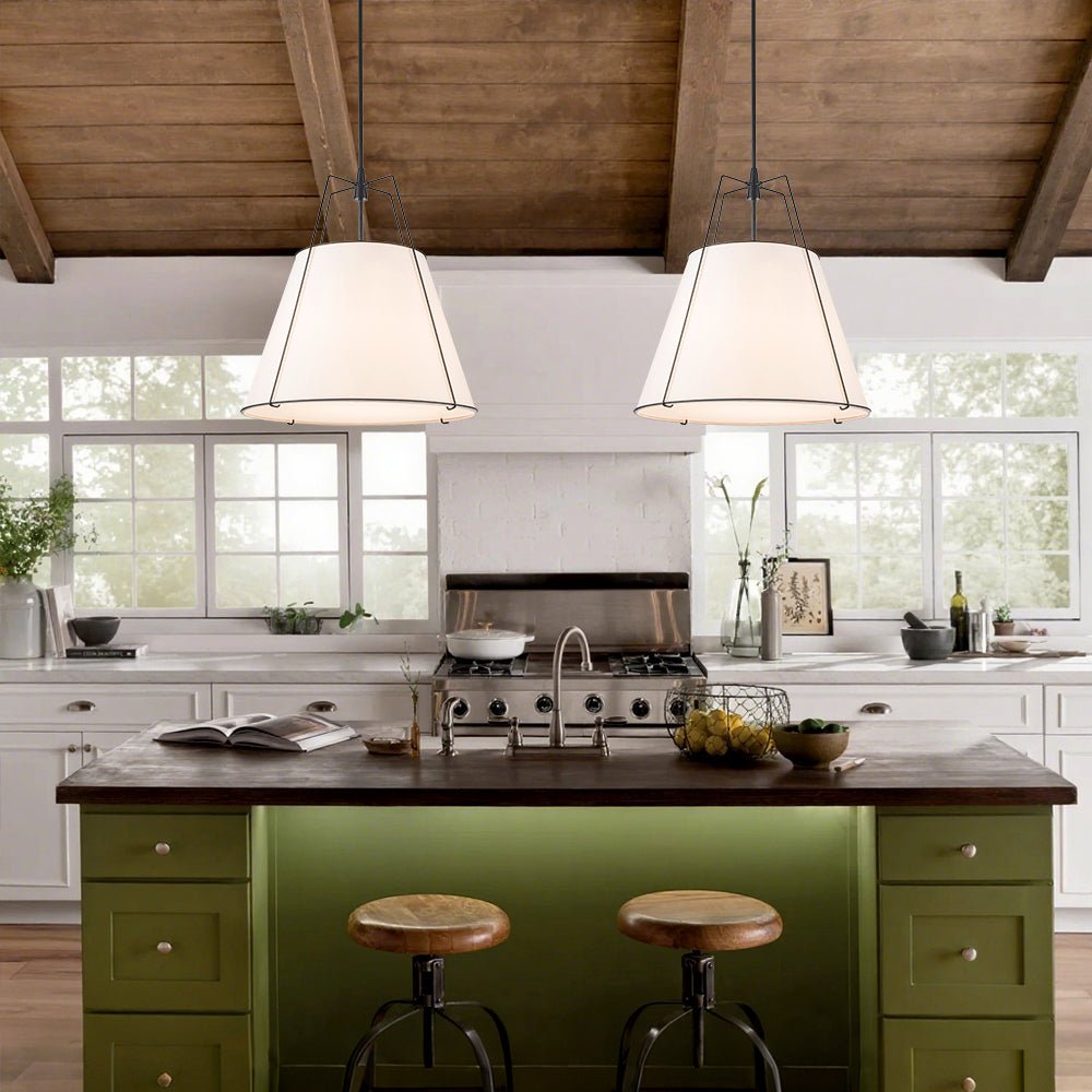 Lumière Tapered Drum Pendant Light