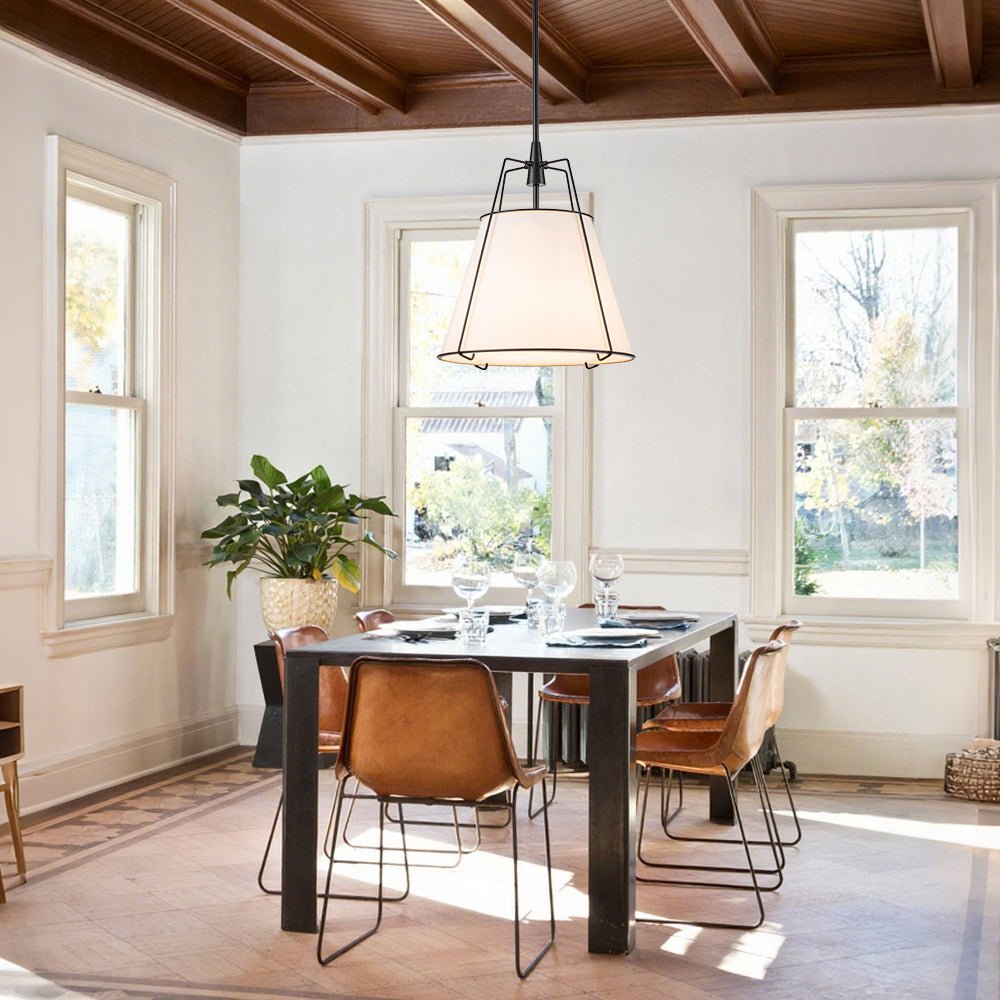 Lumière Tapered Drum Pendant Light