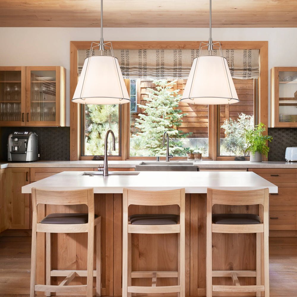 Lumière Tapered Drum Pendant Light