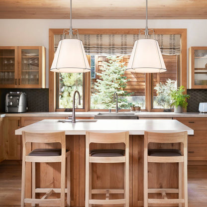 Lumière Tapered Drum Pendant Light