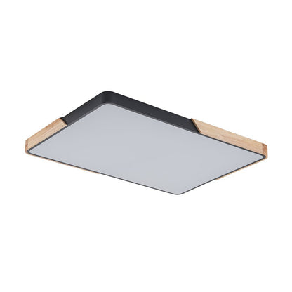 Oakline Wood Rectangle LED Ceiling Light