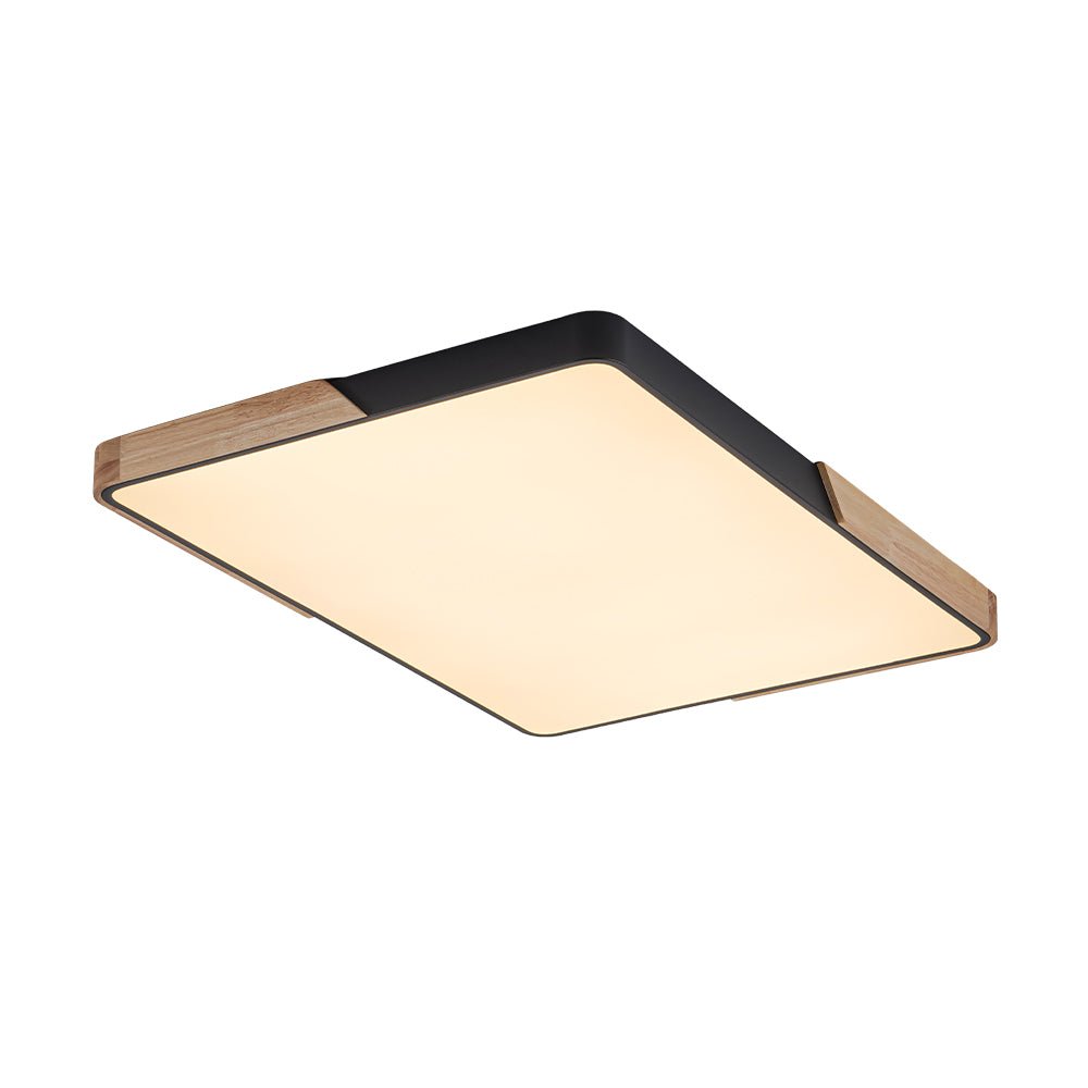 Oakline Wood Rectangle LED Ceiling Light