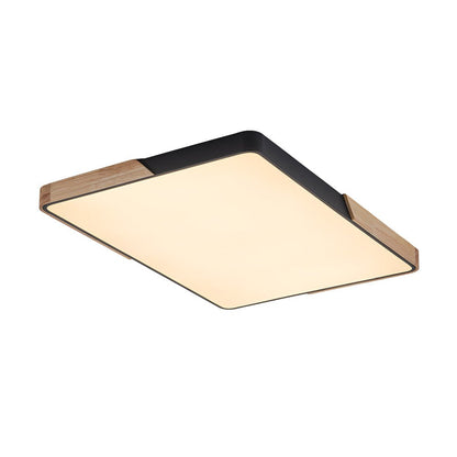 Oakline Wood Rectangle LED Ceiling Light