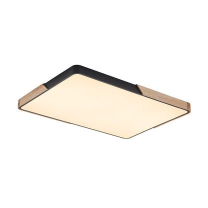 Oakline Wood Rectangle LED Ceiling Light