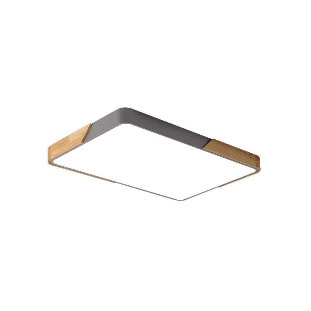 Oakline Wood Rectangle LED Ceiling Light