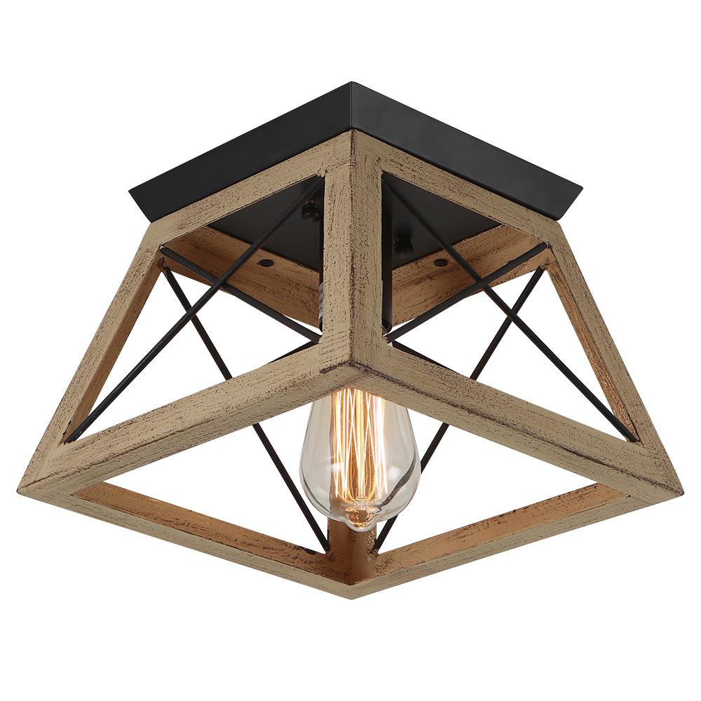 Harbor Farmhouse Square Cage Ceiling Light