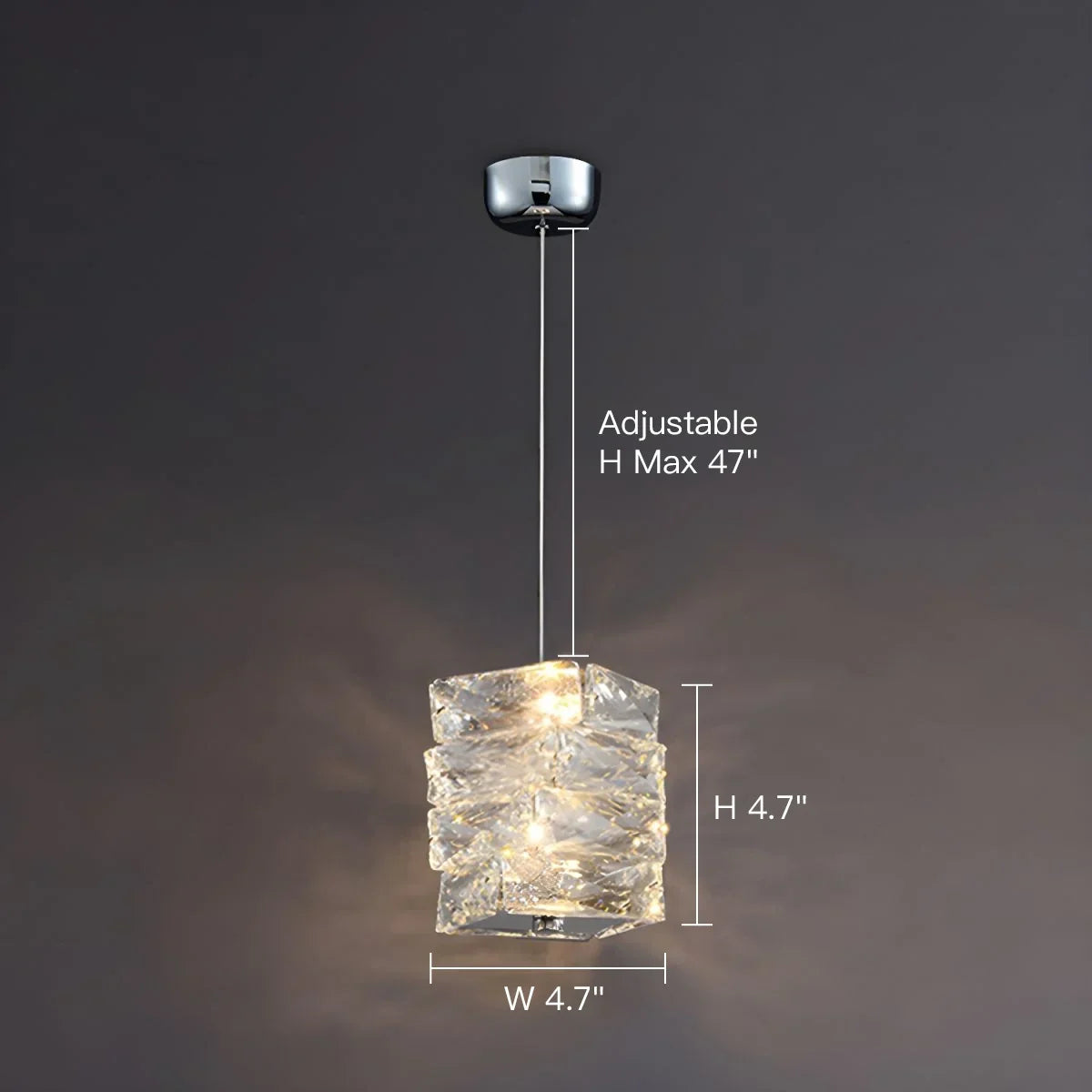 Crystara Stacked Pendant Light