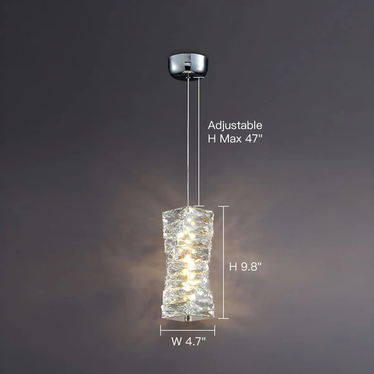 Crystara Stacked Pendant Light