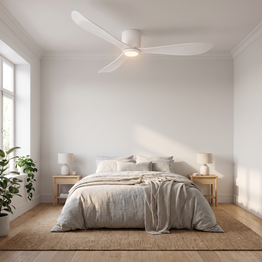 Instinct 54" DC Ceiling Fan – styled in a room