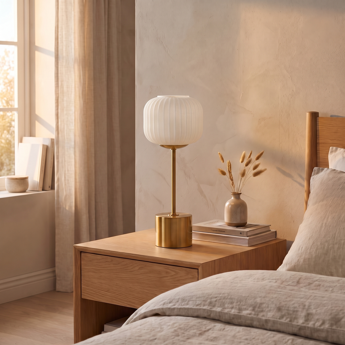 Liam Touch Table Lamp – close-up detail