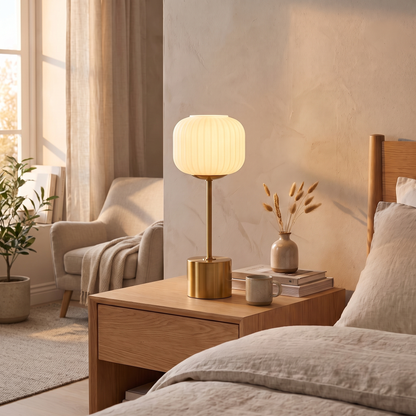 Liam Touch Table Lamp – shown in a room for scale