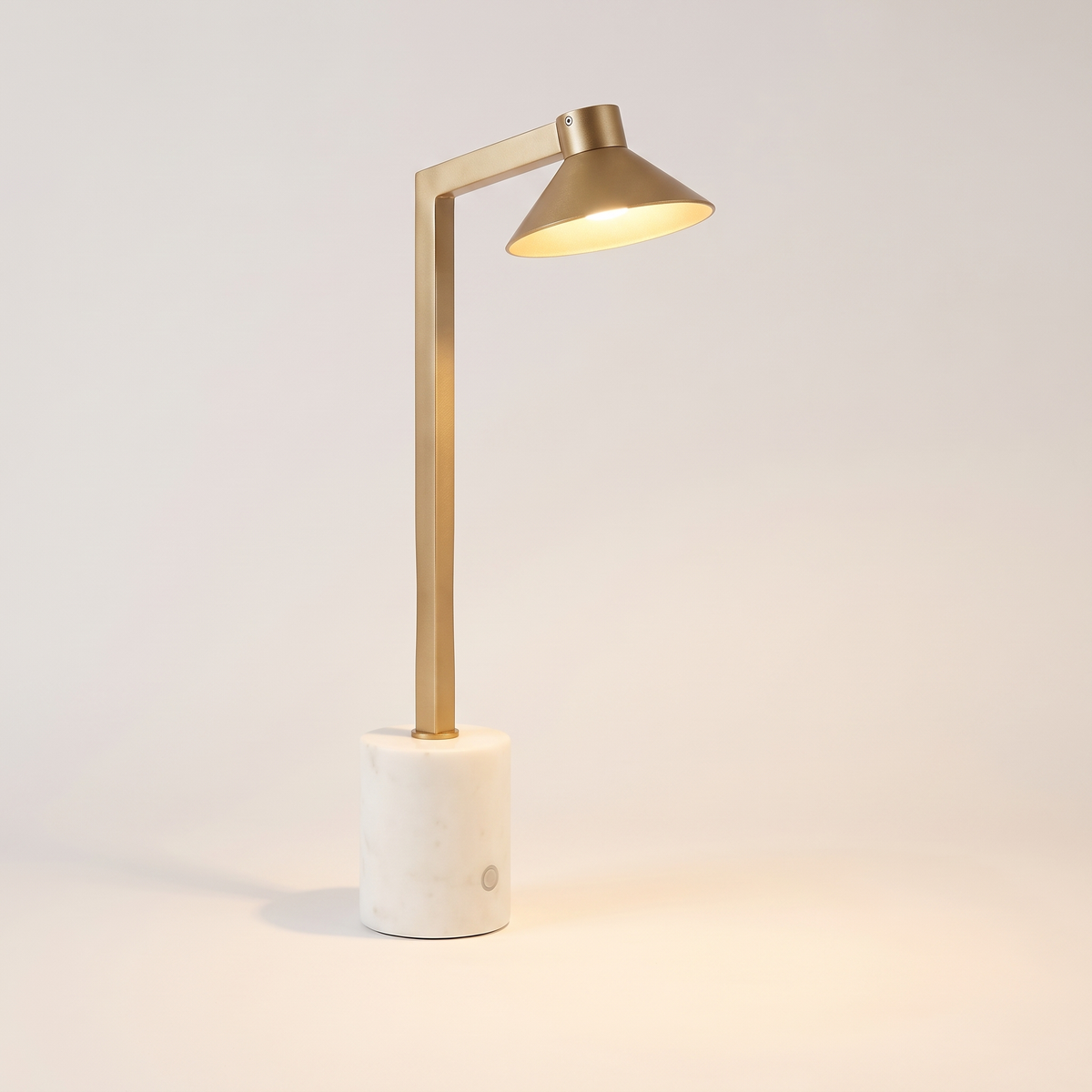 Satrom Marble Base Touch LED Table Lamp – studio product shot