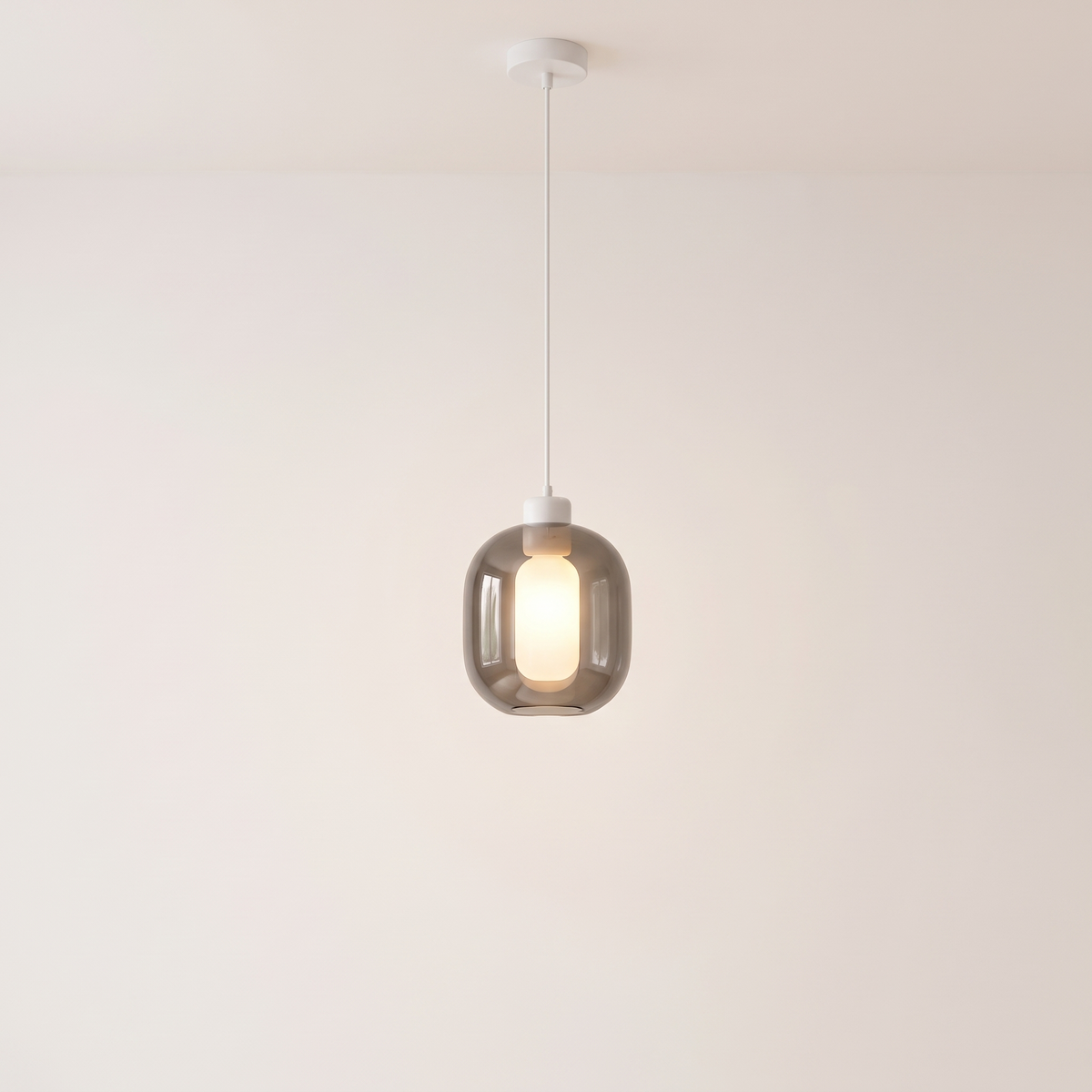 Parlour Curve Glass Pendant Light – studio product shot