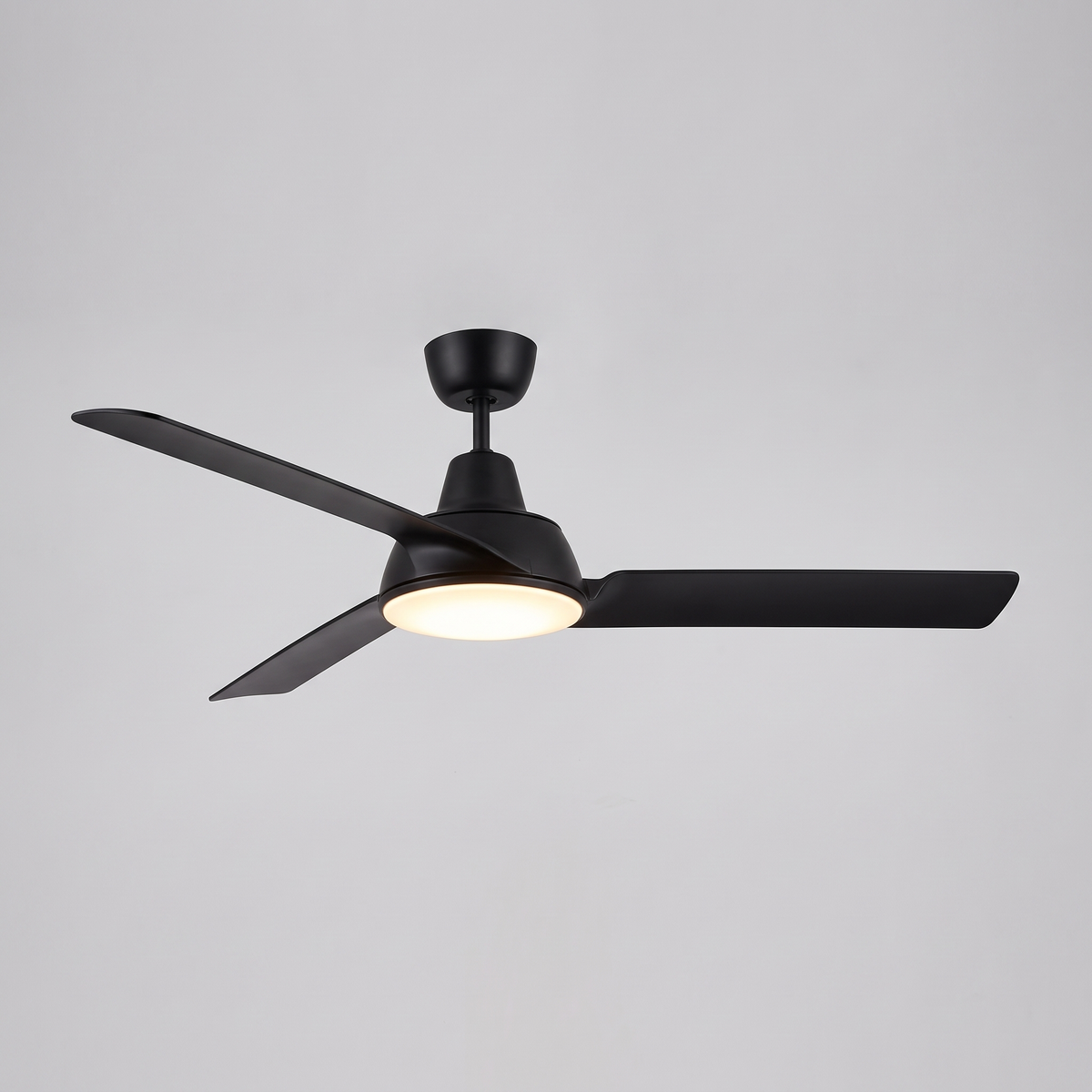 Aero 52" AC Ceiling Fan with Optional LED Light – studio product shot