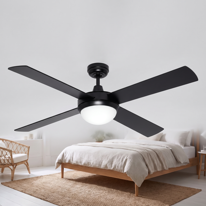 Caprice 52" AC Ceiling Fan with LED Light – studio product shot