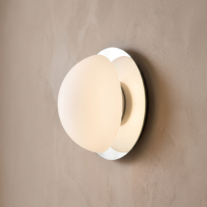 Orb Dome Mirror Wall Light – side profile