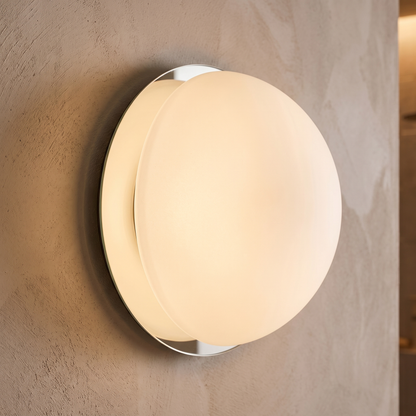 Orb Dome Mirror Wall Light – close-up detail