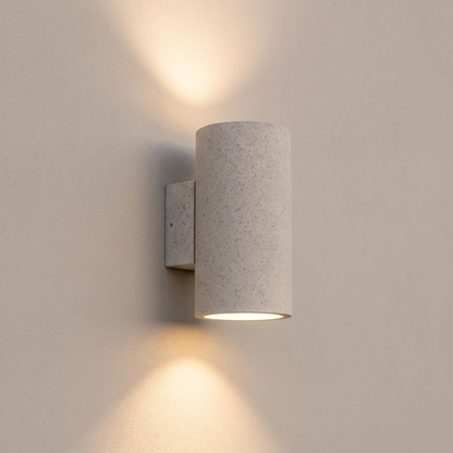 Stonebrook Concrete LED Exterior Wall Light – side profile