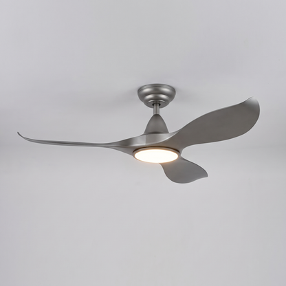 Haven 46" DC Ceiling Fan with LED Light – studio product shot