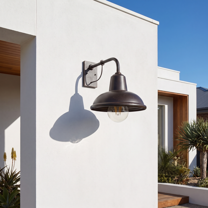 Railway IP44 Wall Light – mounted outdoors in daylight