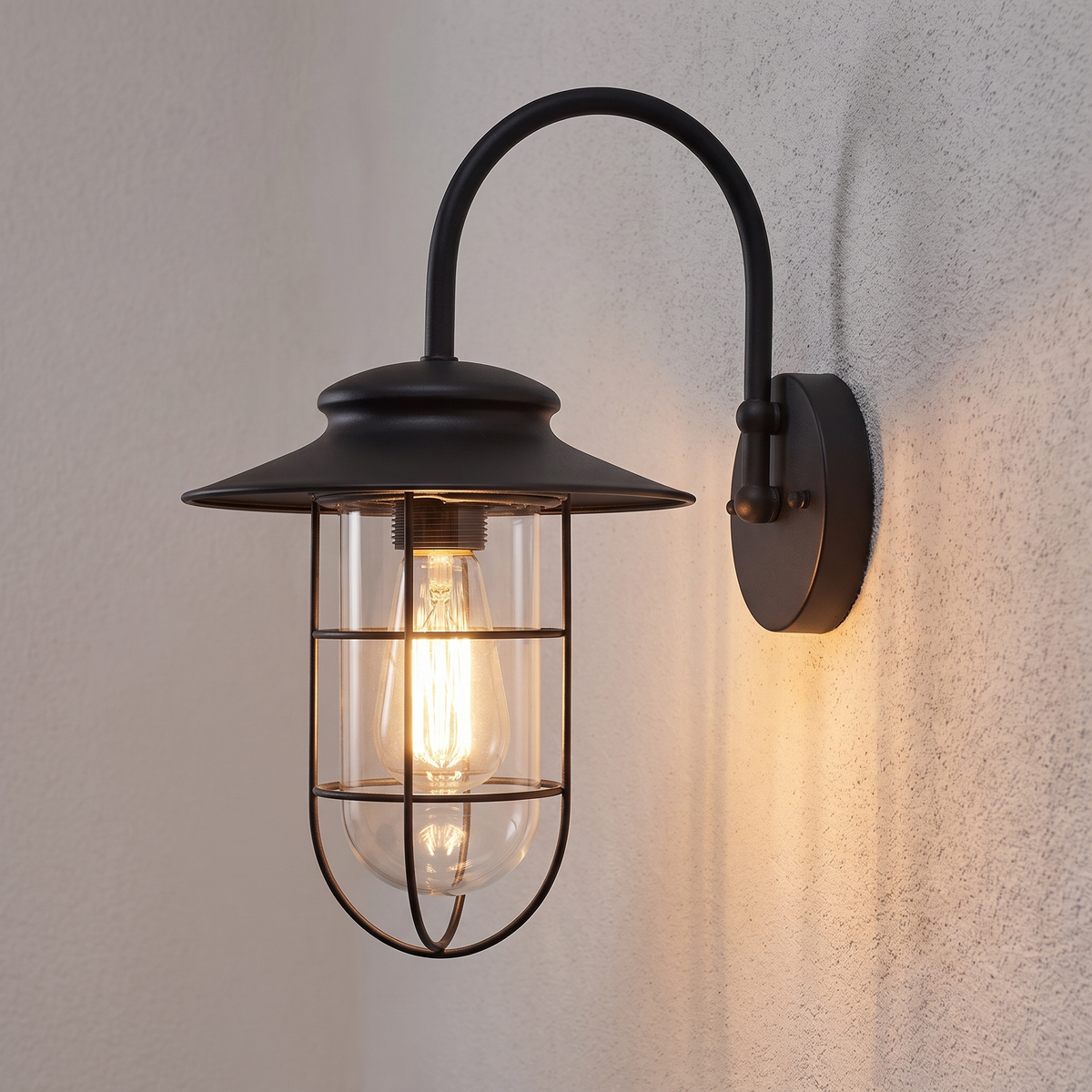 Strandhill Cottage Outdoor Wall Light – side profile