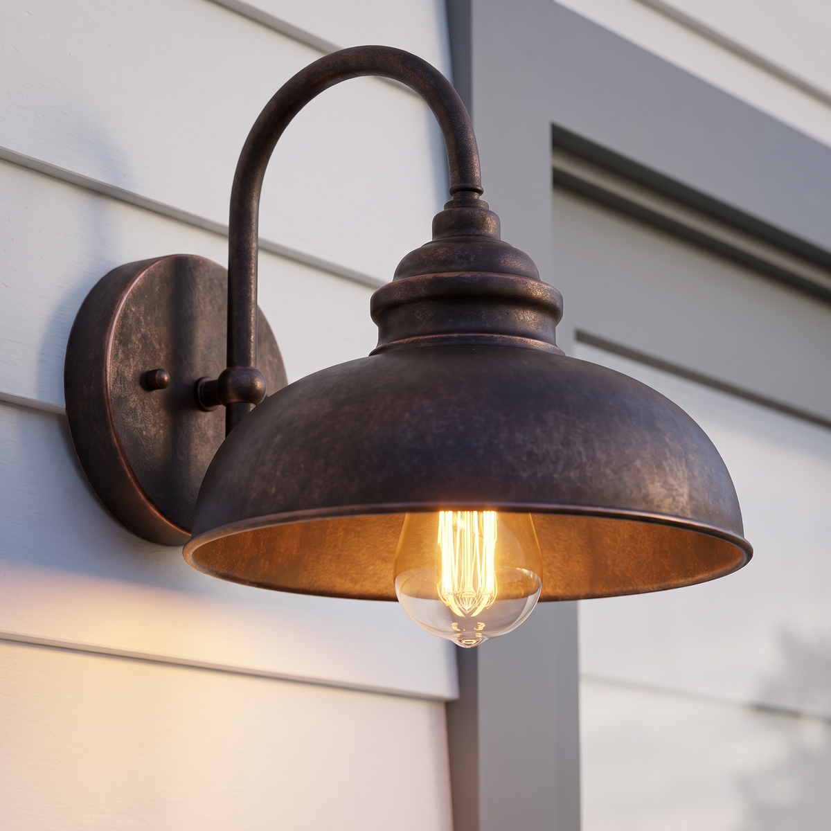 Whitby Dome Exterior Wall Light – close-up detail