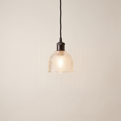 Chapman Holophane Glass Pendant Light – studio product shot