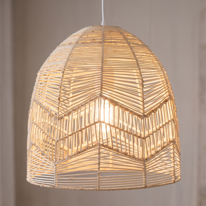 Beechmont Natural Rattan Pendant Light – close-up detail