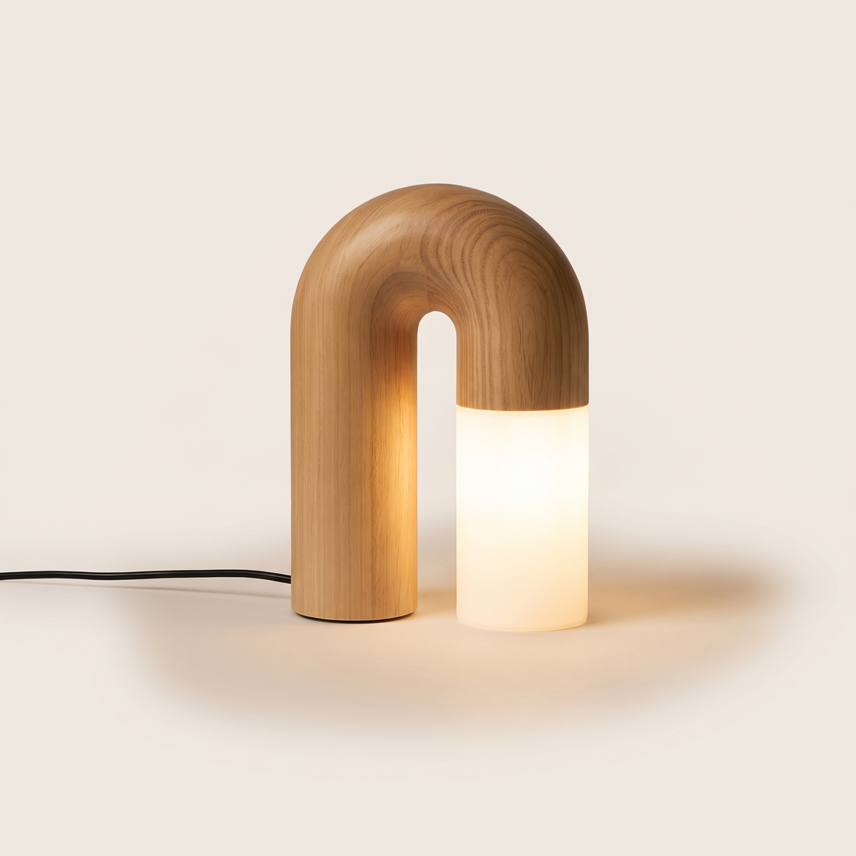 Arch Timber Touch Table Lamp – studio product shot