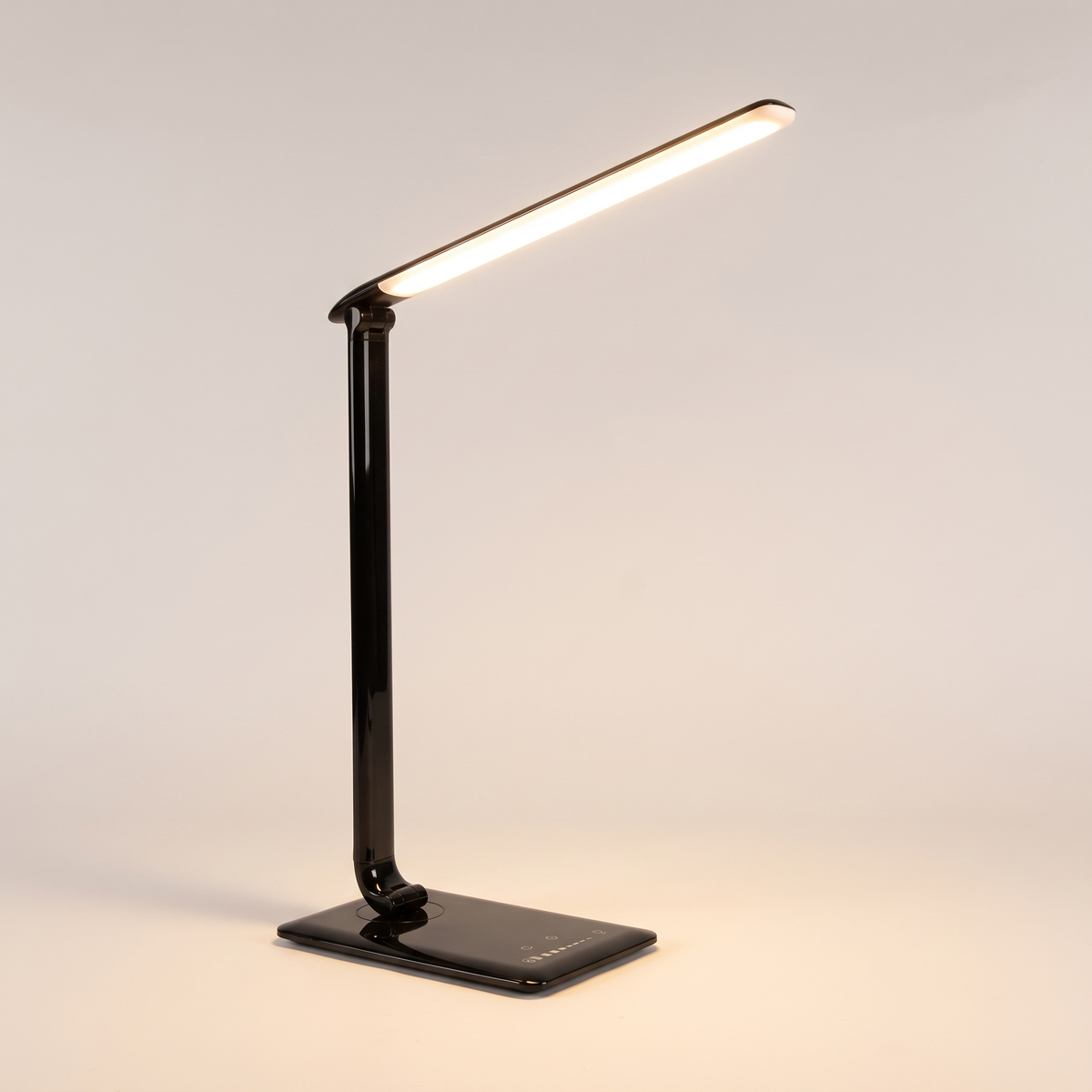 Dimmable LED Desk Lamp with USB Charging – studio product shot