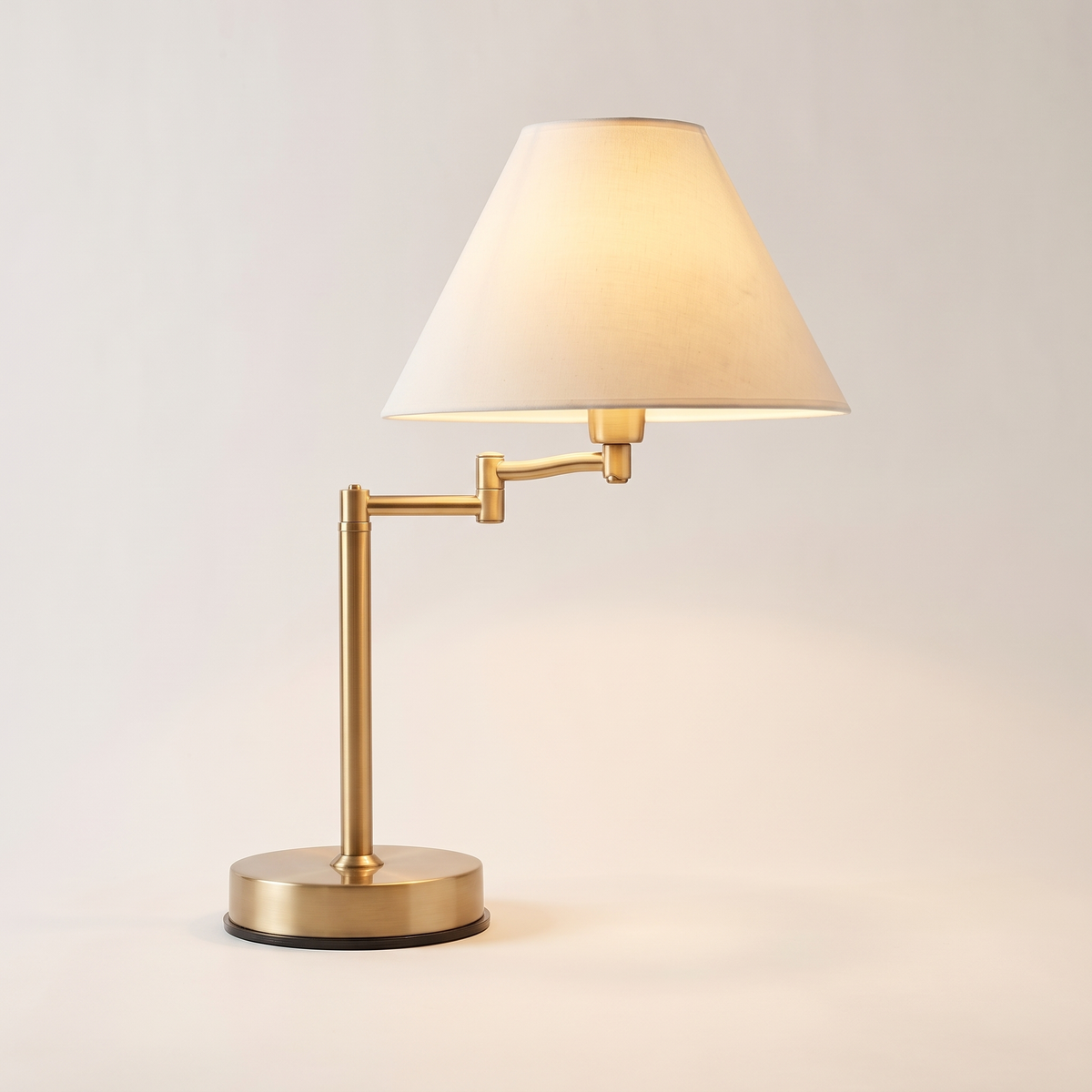 Classic Swing Arm Touch Table Lamp – studio product shot