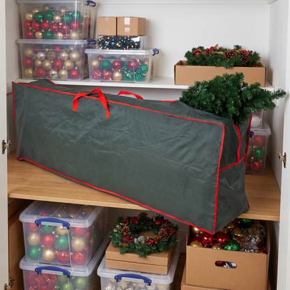 Large Christmas Tree Storage Bag – Fits Trees to 2.1m – styled in a room