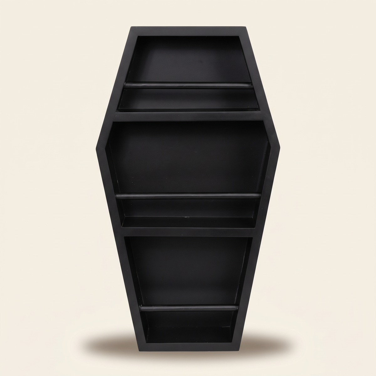 Mausoleum Coffin Organiser – 44cm Gothic Wall or Vanity Shelf – studio view