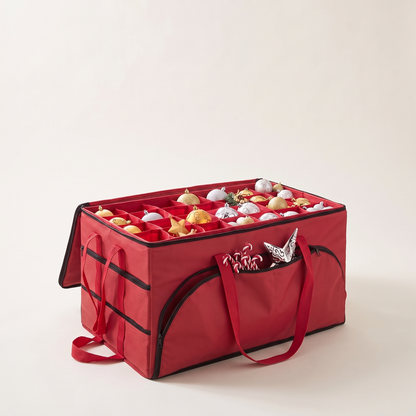 Three-Tier Bauble Storage Box – Holds 72 Ornaments – studio view