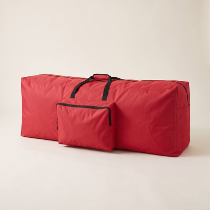 Red Christmas Tree Storage Bag with Handles – Fits 7ft Trees – studio view