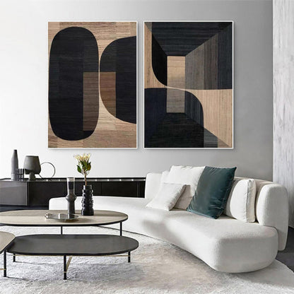 Textured Wabi-Sabi Canvas Painting Set