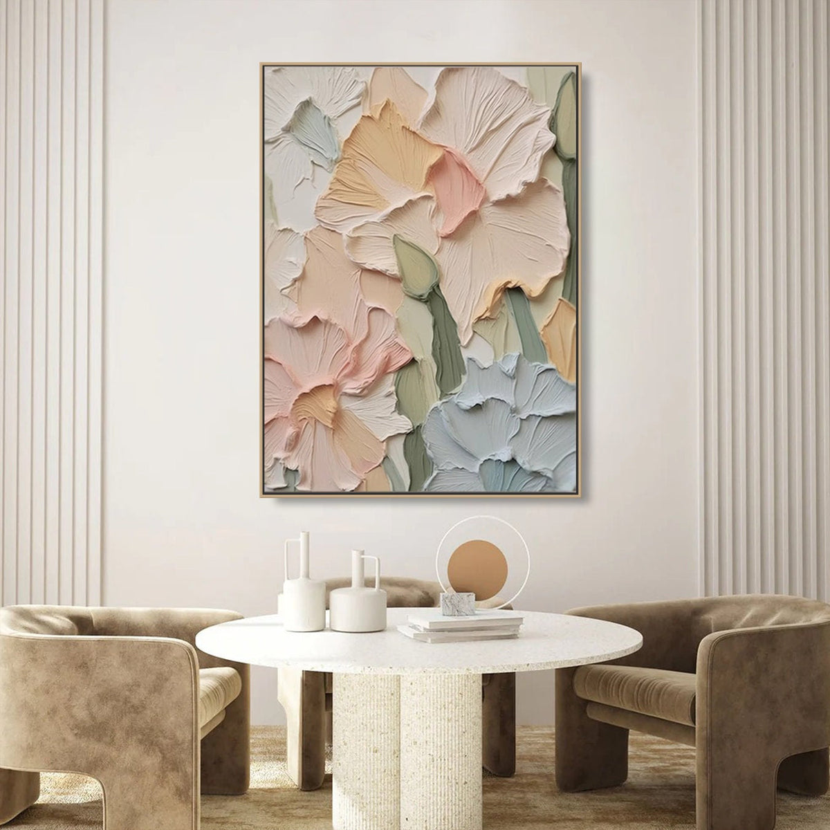 Elegant  Floral Canvas Painting