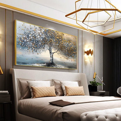 Textured Tree Canvas Painting