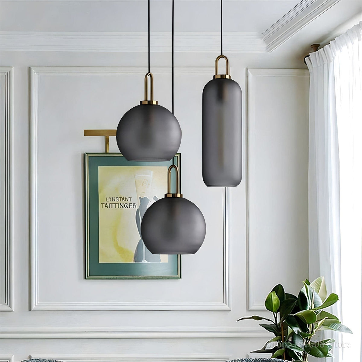 Frosted Glass Pendant Light